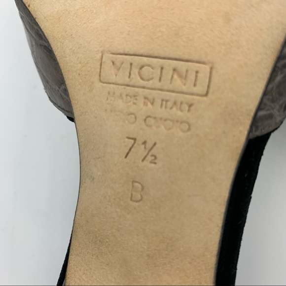 Giuseppe Zanotti Green Croc Leather & Velvet Pumps - Picture 15 of 16